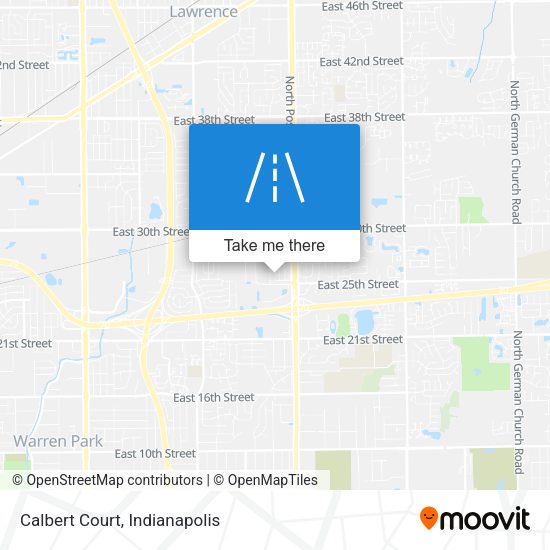 Calbert Court map