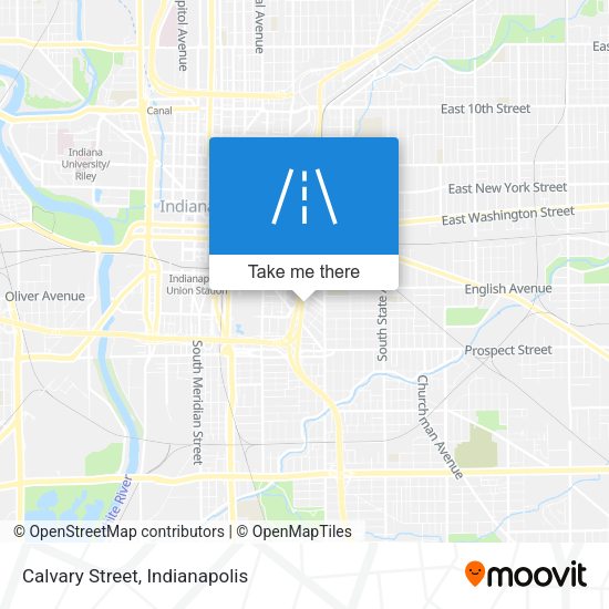 Calvary Street map