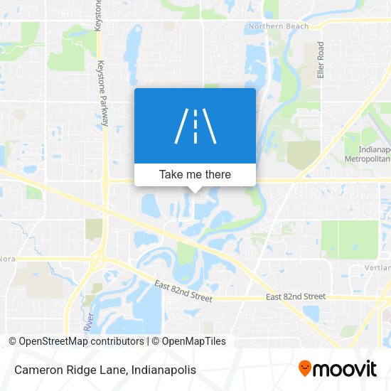 Cameron Ridge Lane map