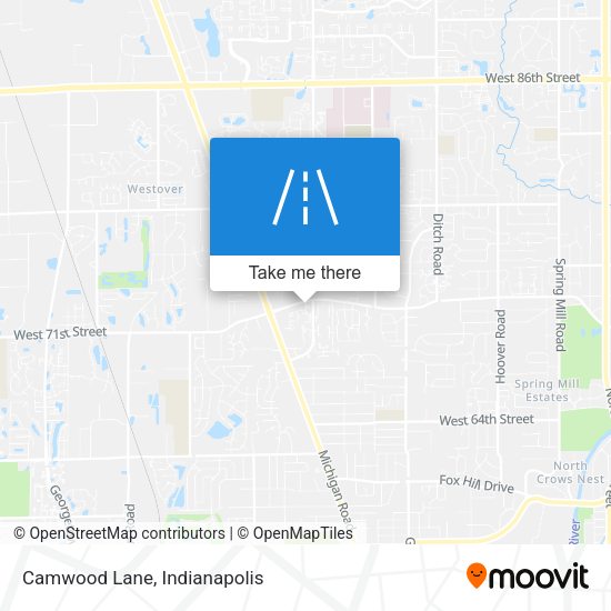 Camwood Lane map