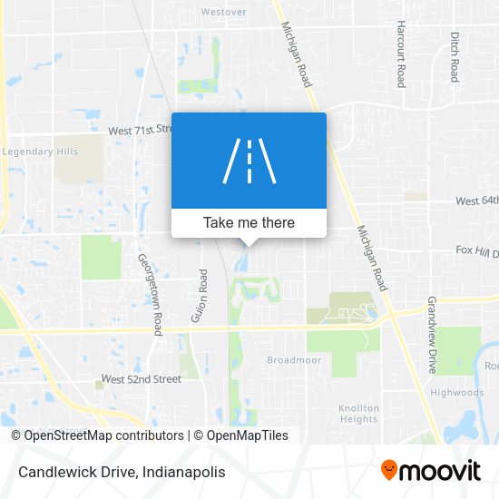 Mapa de Candlewick Drive