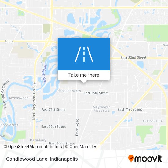 Candlewood Lane map