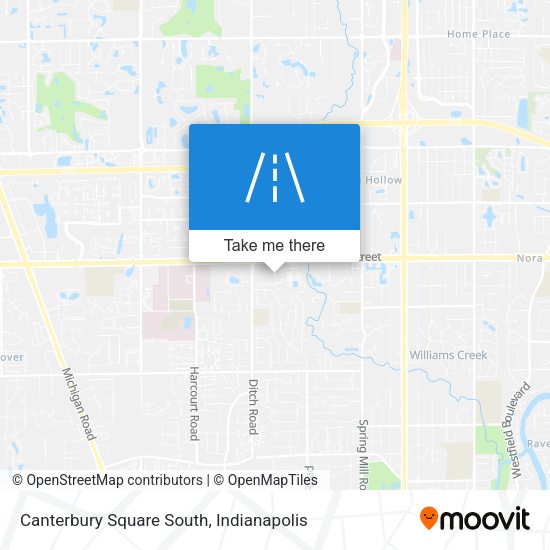 Canterbury Square South map