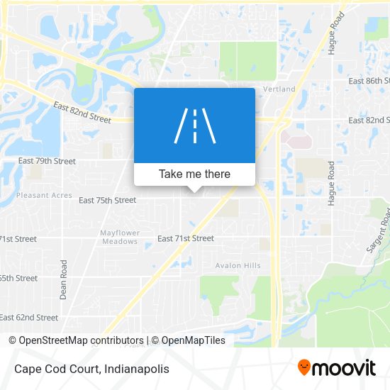 Mapa de Cape Cod Court