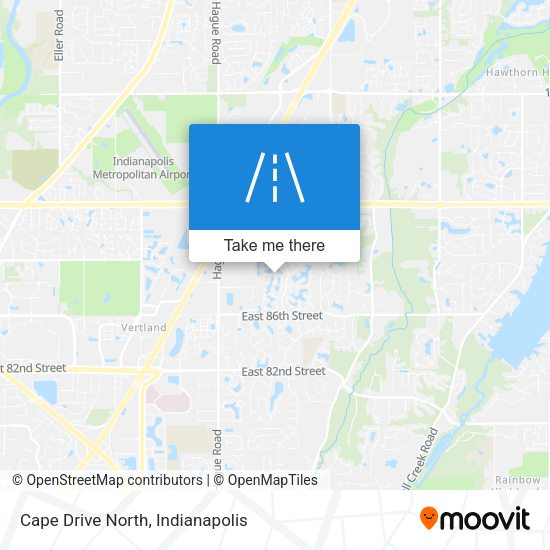 Mapa de Cape Drive North