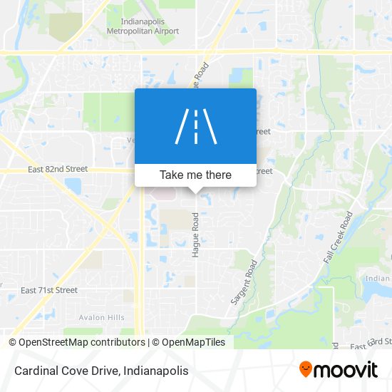 Cardinal Cove Drive map