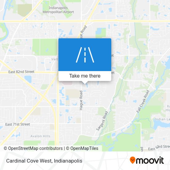 Cardinal Cove West map