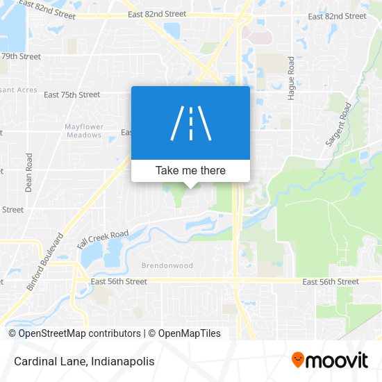 Cardinal Lane map