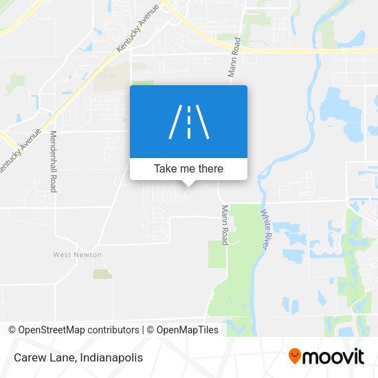 Mapa de Carew Lane