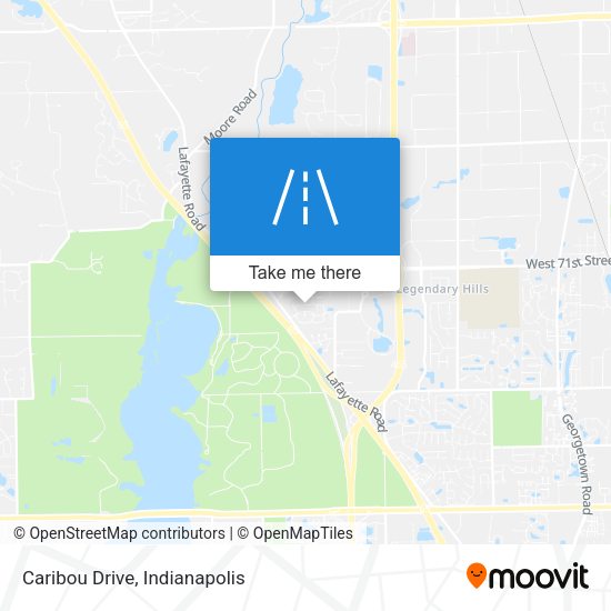 Mapa de Caribou Drive