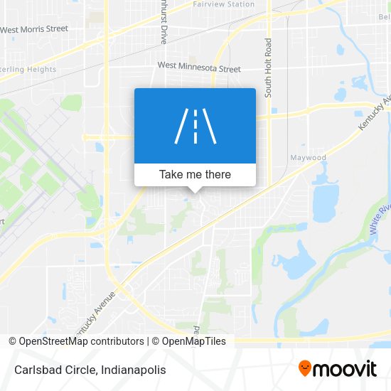 Mapa de Carlsbad Circle