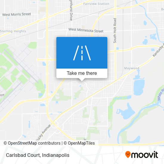 Mapa de Carlsbad Court