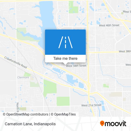 Carnation Lane map