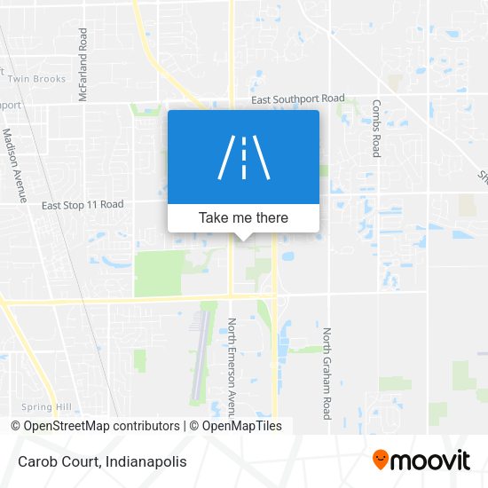 Carob Court map