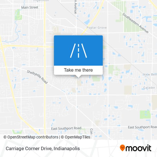 Carriage Corner Drive map