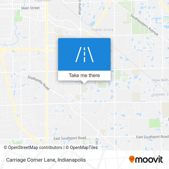 Mapa de Carriage Corner Lane