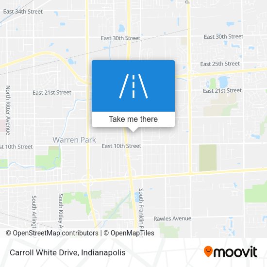 Mapa de Carroll White Drive