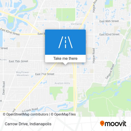 Mapa de Carrow Drive