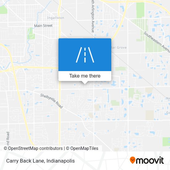 Carry Back Lane map