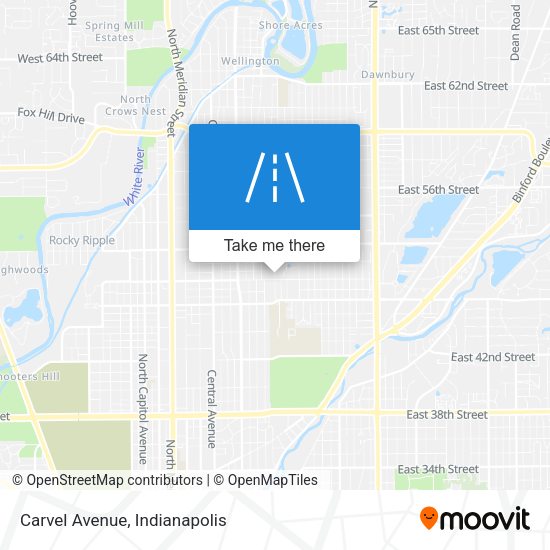 Mapa de Carvel Avenue
