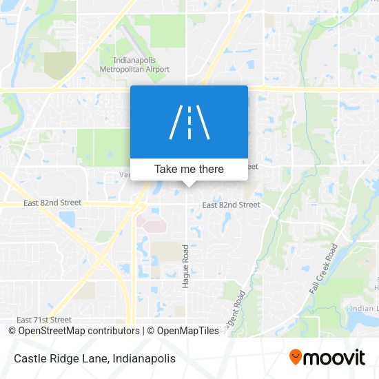 Castle Ridge Lane map