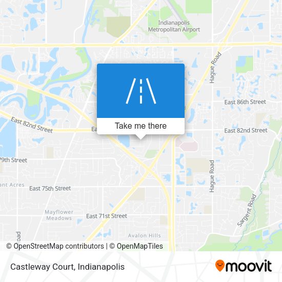 Mapa de Castleway Court