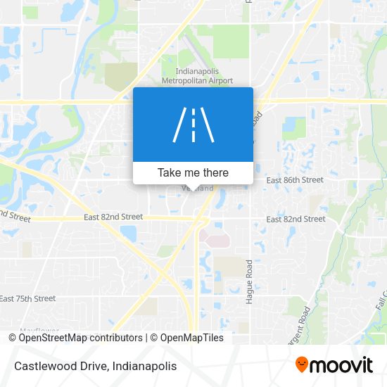 Mapa de Castlewood Drive