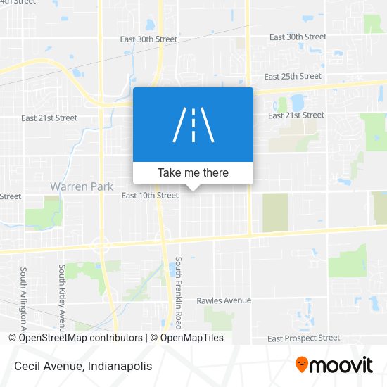 Mapa de Cecil Avenue