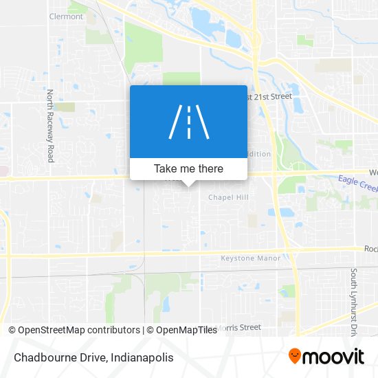 Chadbourne Drive map