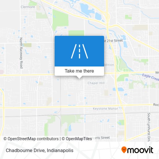 Mapa de Chadbourne Drive