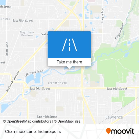 Chaminoix Lane map