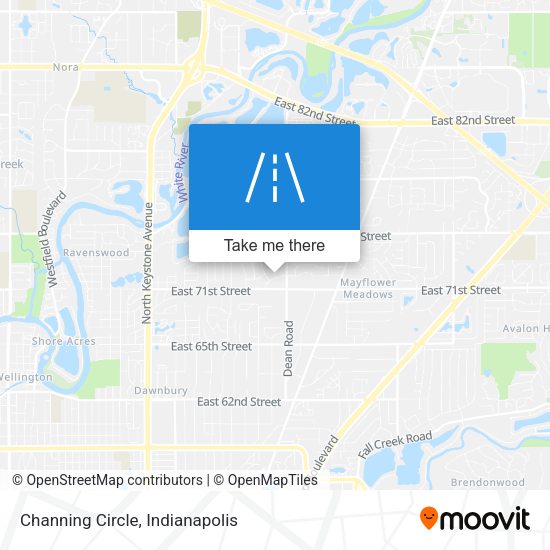 Channing Circle map