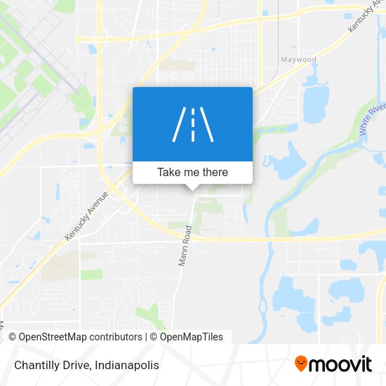 Chantilly Drive map