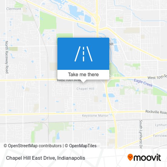 Chapel Hill East Drive map