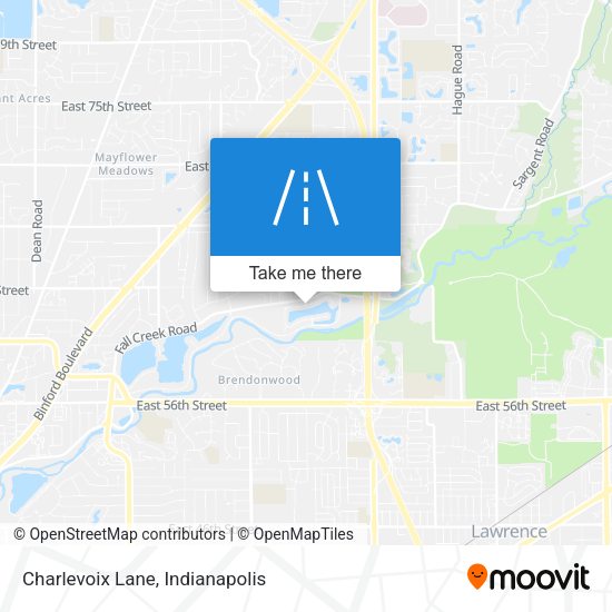 Charlevoix Lane map