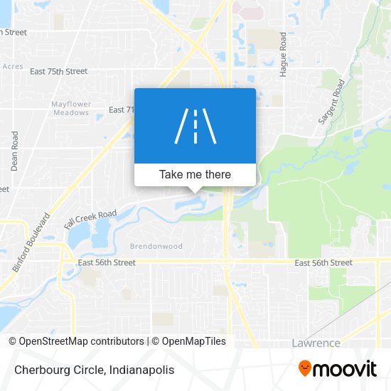 Mapa de Cherbourg Circle