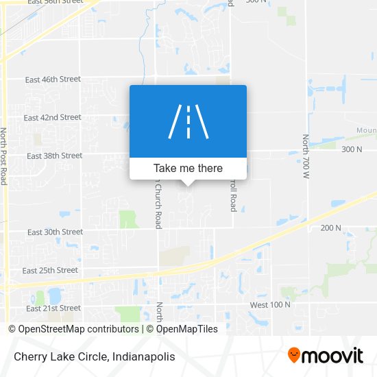 Cherry Lake Circle map