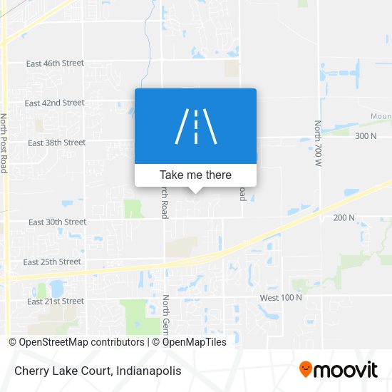 Mapa de Cherry Lake Court