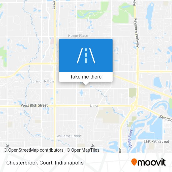Mapa de Chesterbrook Court