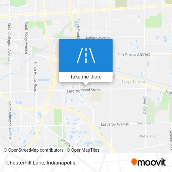 Chesterhill Lane map