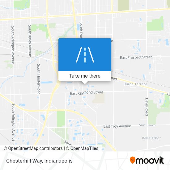 Mapa de Chesterhill Way