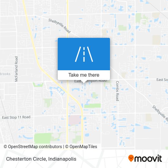 Mapa de Chesterton Circle