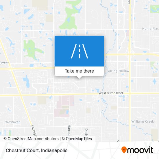 Chestnut Court map