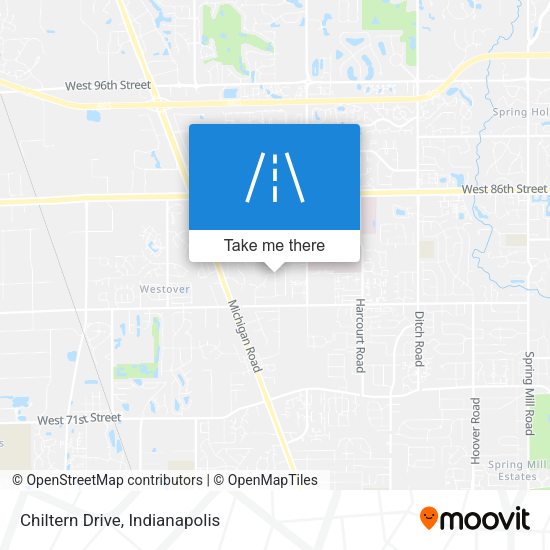 Chiltern Drive map