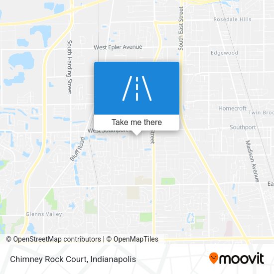 Chimney Rock Court map