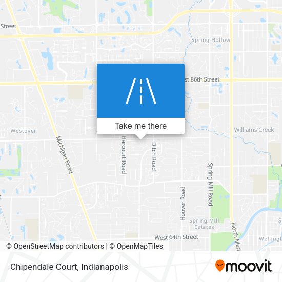 Chipendale Court map