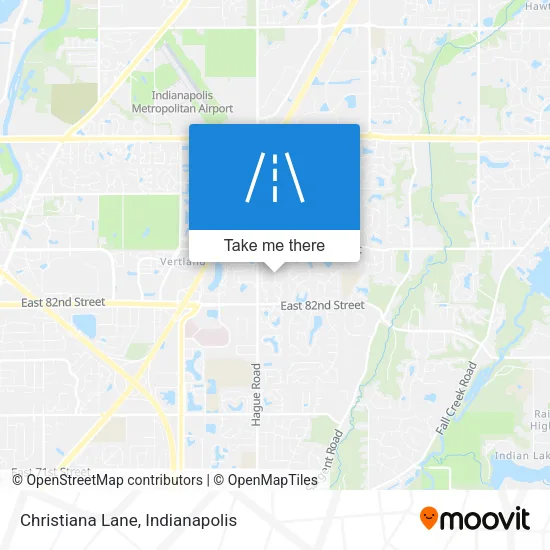 Christiana Lane map