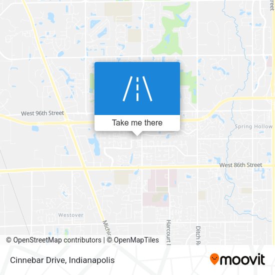Mapa de Cinnebar Drive