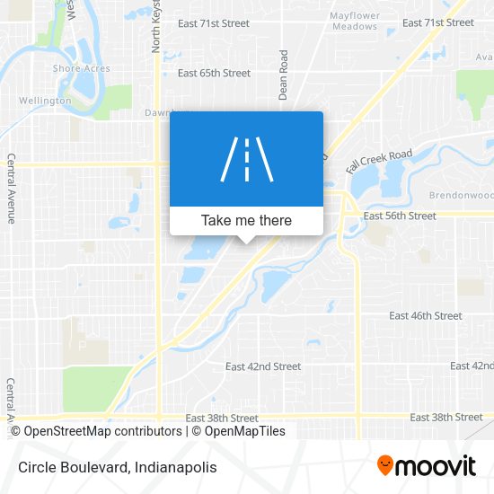 Circle Boulevard map
