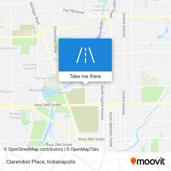 Clarendon Place map